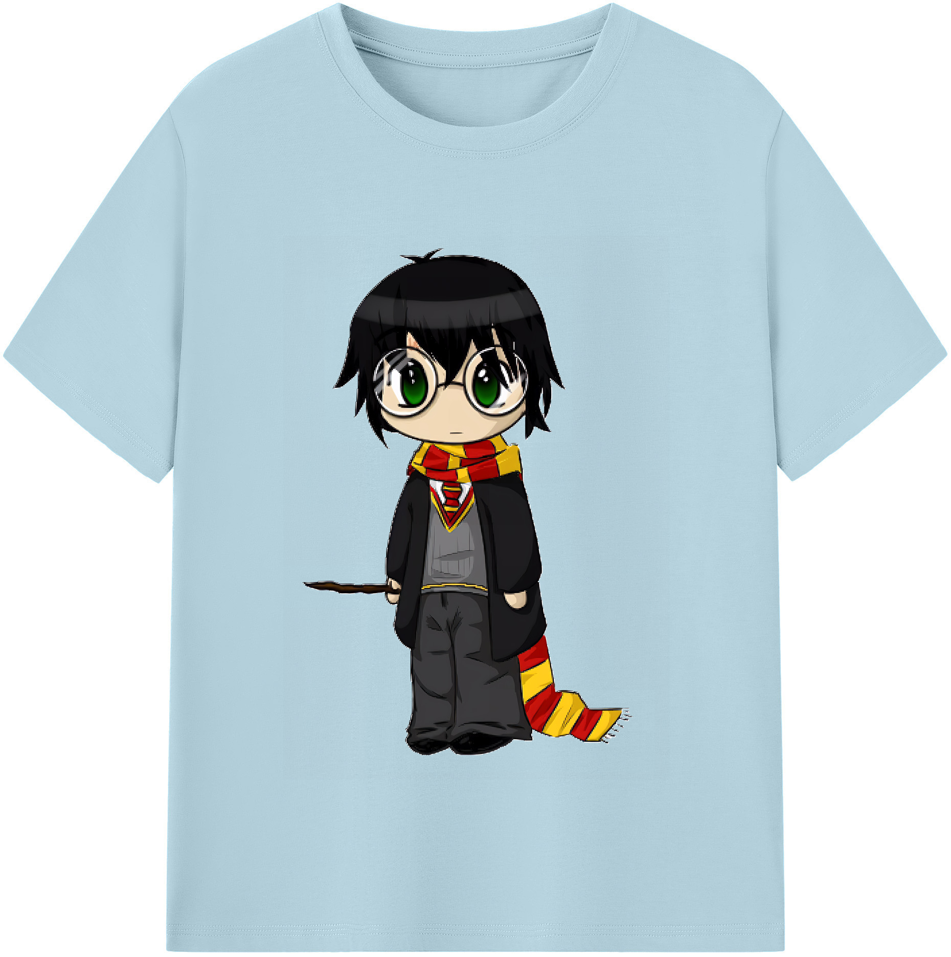 （画像用） Harry Potter ハリー・ポッターシリーズ 綿100％半袖Tシャツ（フロントプリント）